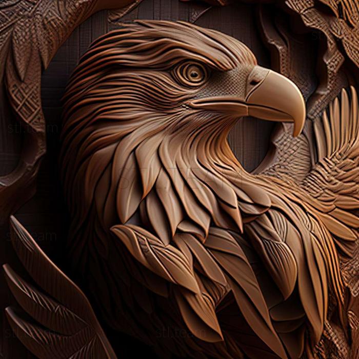 Animals eagle 3d model